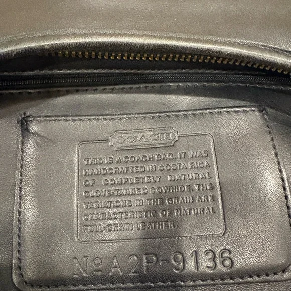 Coach Vintage Legacy Small Pocket Zip Bag ~ Costa Rica - Picture 6 of 6